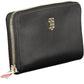 Elegant Black Designer Wallet with Refined Details