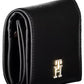 Sleek Black Polyethylene Wallet with Secure Closure