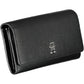 Elegant Triple-Compartment Black Wallet