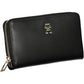 Elegant Black Wallet with Contrasting Details