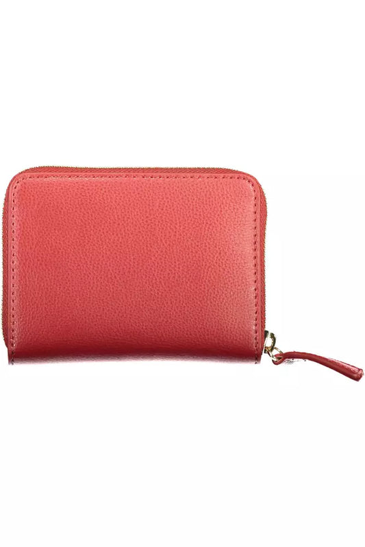 Elegant Pink Wallet with Multiple Compartments