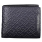 Blue Leather Bi-Fold Men's Wallet