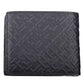 Blue Leather Bi-Fold Men's Wallet
