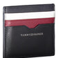 Elegant Blue Leather Card Holder