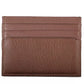 Elegant Brown Leather Card Holder