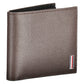 Elegant Brown Leather Dual Compartment Wallet
