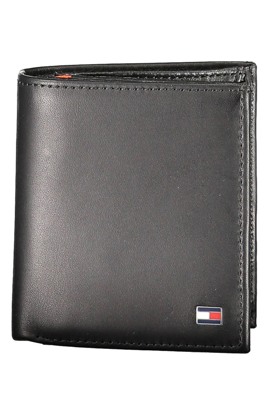 Elegant Black Leather Men's Wallet