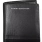 Sleek Black Leather Wallet with Coin Purse