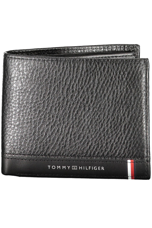 Sleek Polyurethane Dual-Compartment Wallet