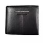 Sleek Black Leather Wallet with RFID Blocker