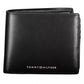 Sleek Black Leather Wallet with Coin Purse