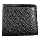 Elegant Black Leather Bifold Wallet