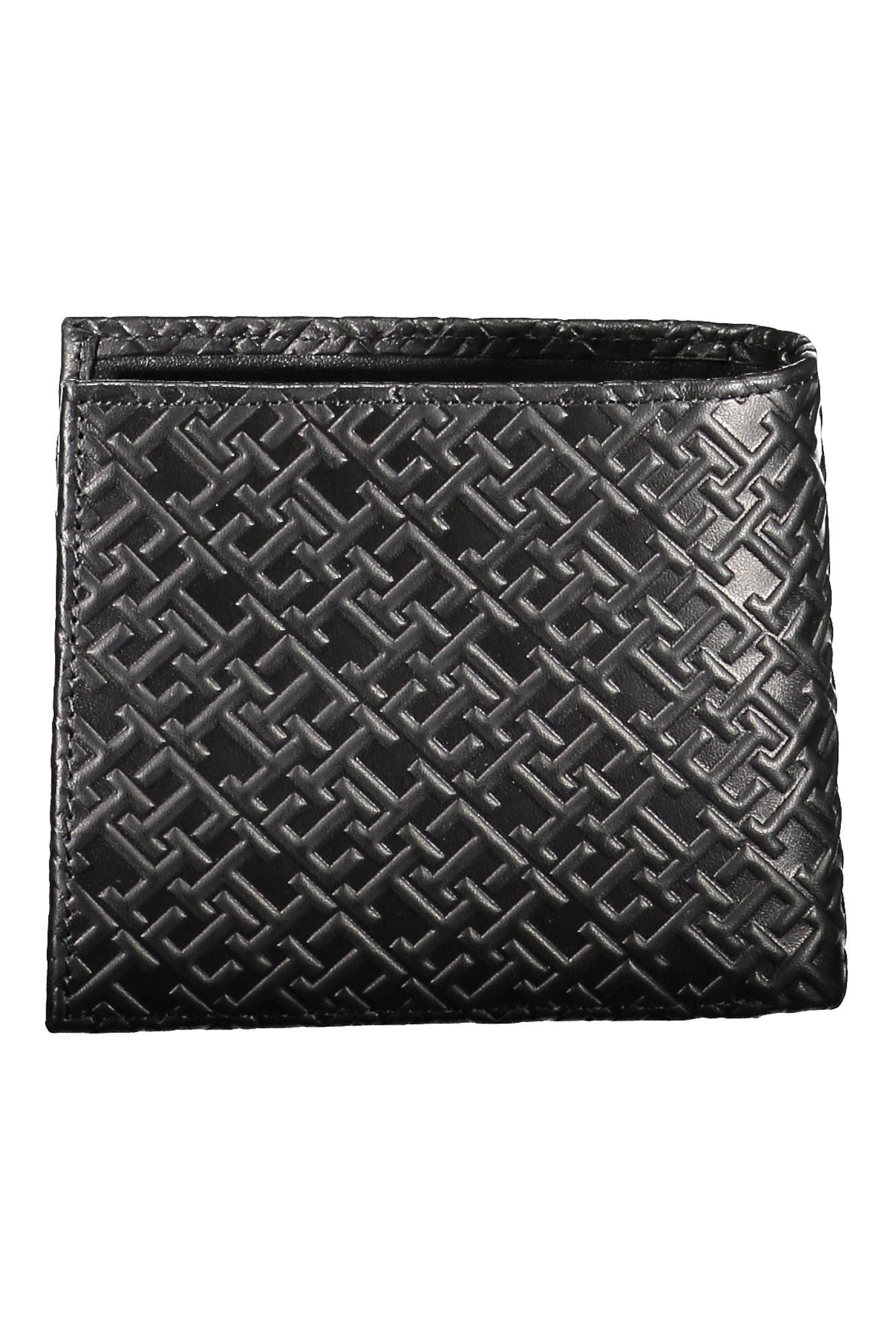 Elegant Black Leather Bifold Wallet