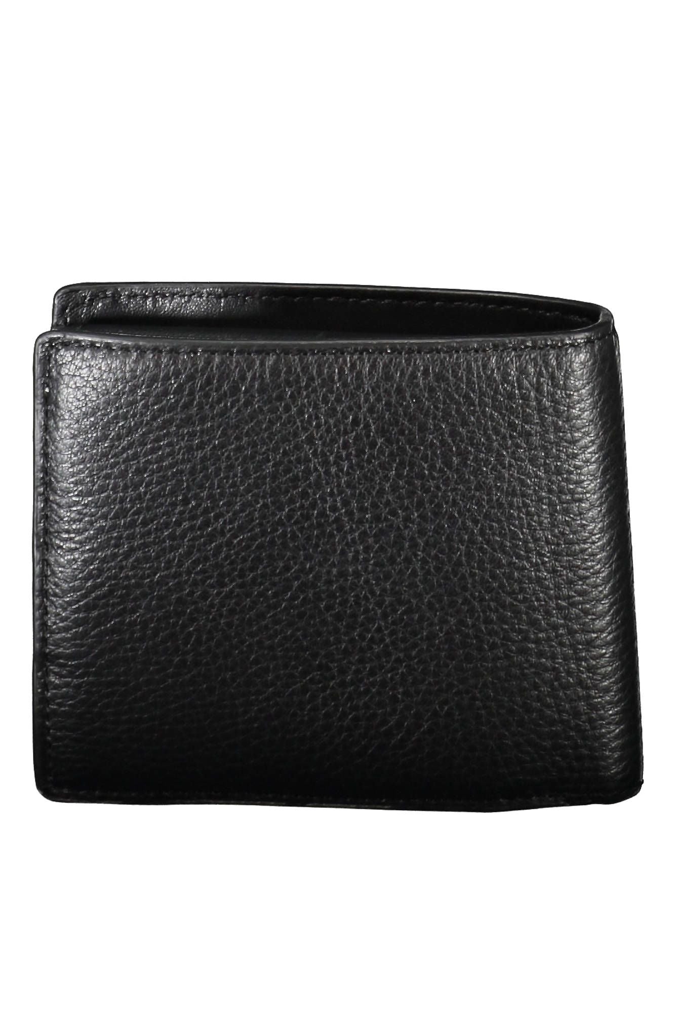 Elegant Black Leather Bifold Wallet