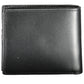 Elegant Black Leather Dual-Compartment Men's Wallet