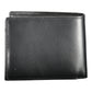 Sleek Black Leather Bi-Fold Wallet