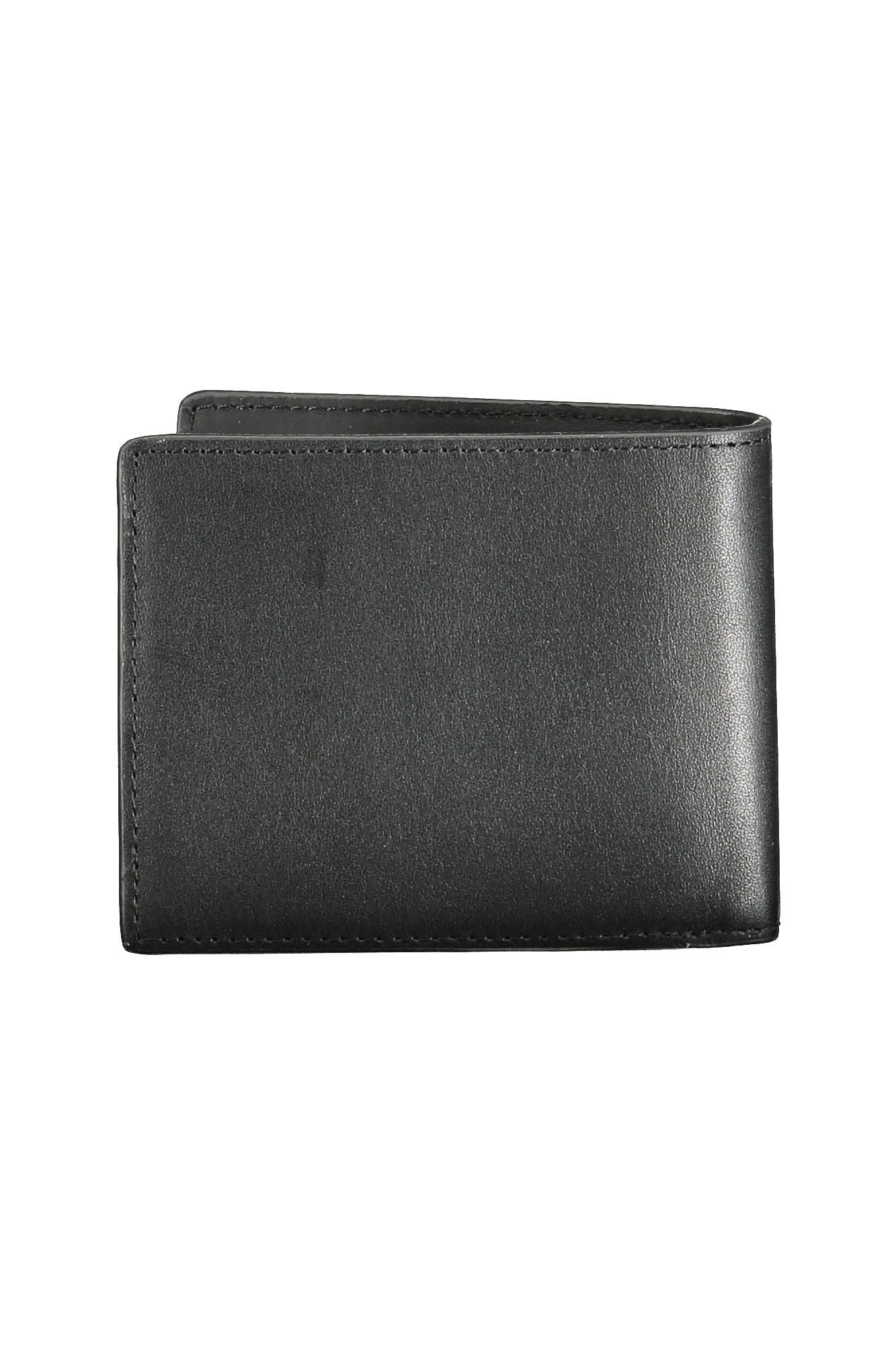 Elegant Black Leather Wallet with Card Slots