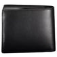 Sleek Black Leather Wallet with Coin Purse