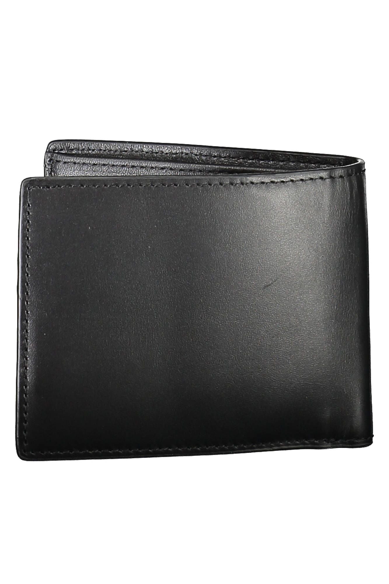 Sleek Black Leather Card Holder