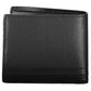Sleek Black Leather Bifold Wallet with Coin Purse