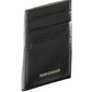 Elegant Black Leather Card Holder