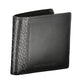 Sleek Black Leather Bi-Fold Men's Wallet