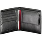 Chic Black Bifold Wallet with Coin Purse