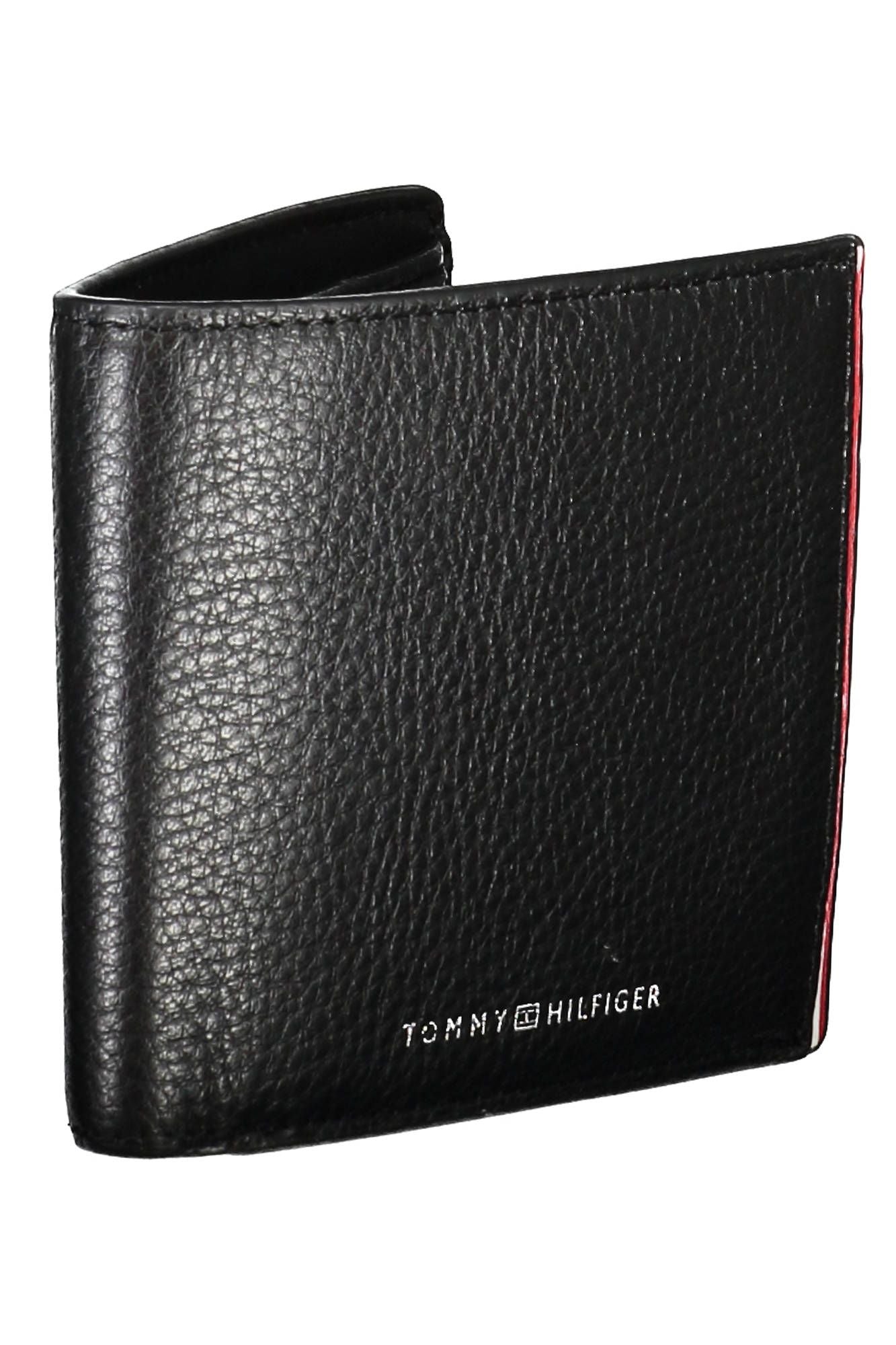 Elegant Black Leather Bifold Wallet