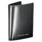 Sleek Black Leather Wallet with Coin Purse