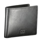 Elegant Black Leather Bi-Fold Wallet