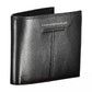 Chic Black Leather Dual-Compartment Wallet