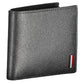 Elegant Black Leather Bi-Fold Wallet