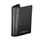 Sleek Black Leather Wallet with RFID Blocker