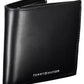 Sleek Black Leather Wallet with Coin Purse