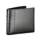 Sleek Black Leather Bi-Fold Wallet for Men