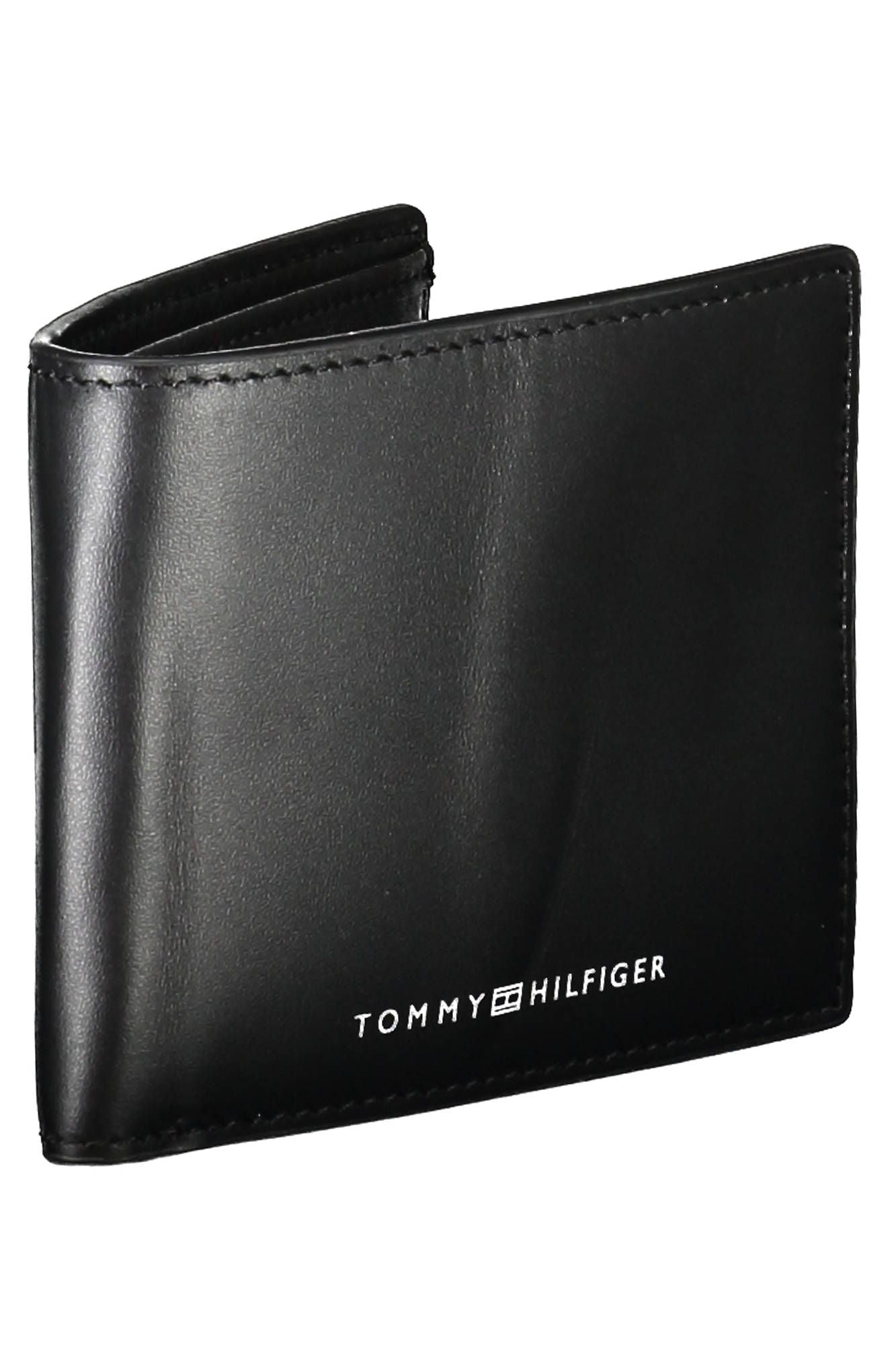 Sleek Black Leather Card Holder