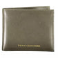 Sleek Green Leather Card Holder