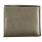 Sleek Green Leather Card Holder