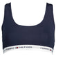 Chic Elastic Sports Bra with Contrasting Details