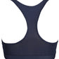 Chic Blue Contrast Detail Sports Bra
