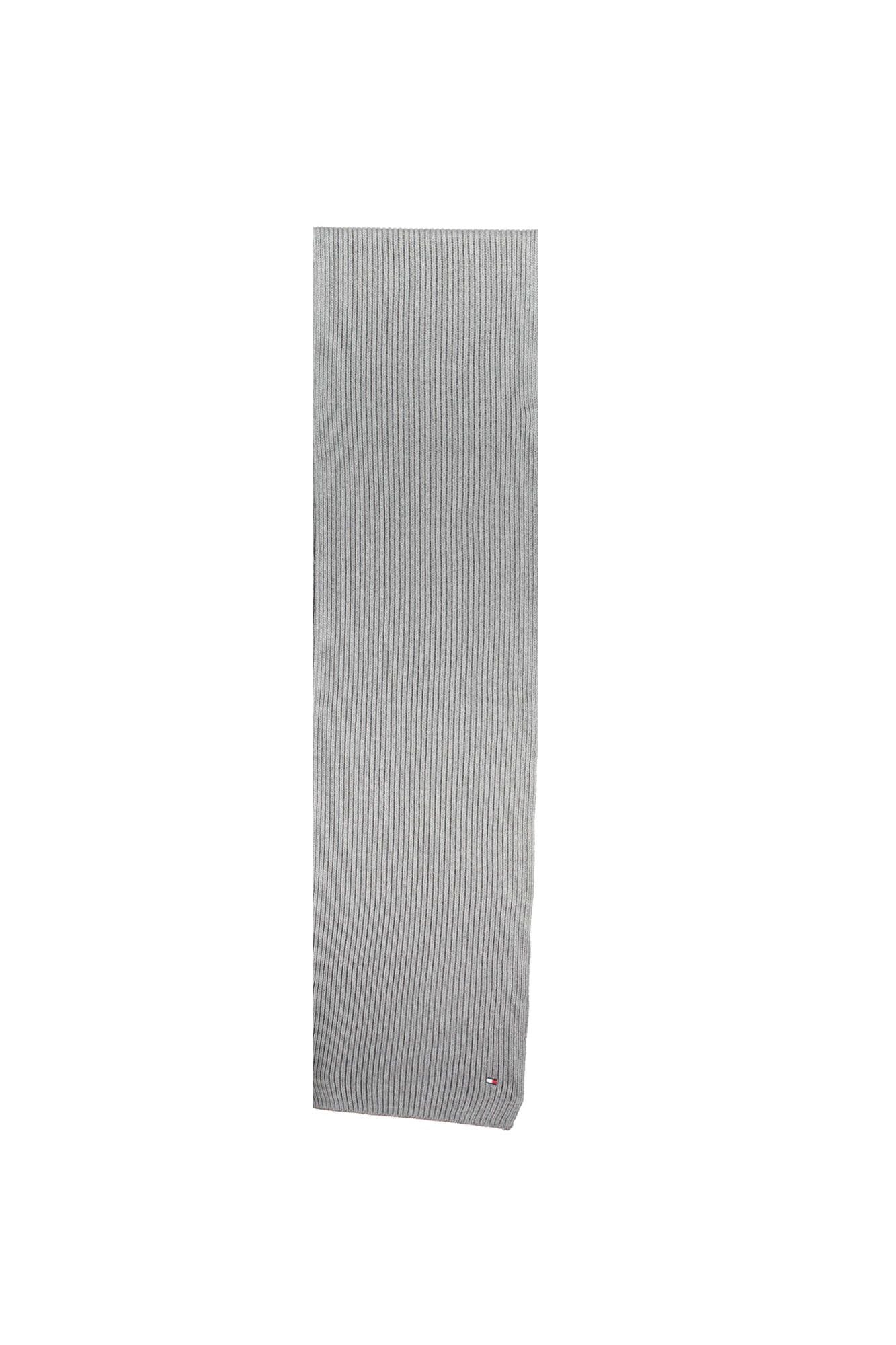 Elegant Gray Organic Cotton Scarf