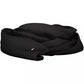 Sleek Cotton-Cashmere Black Scarf