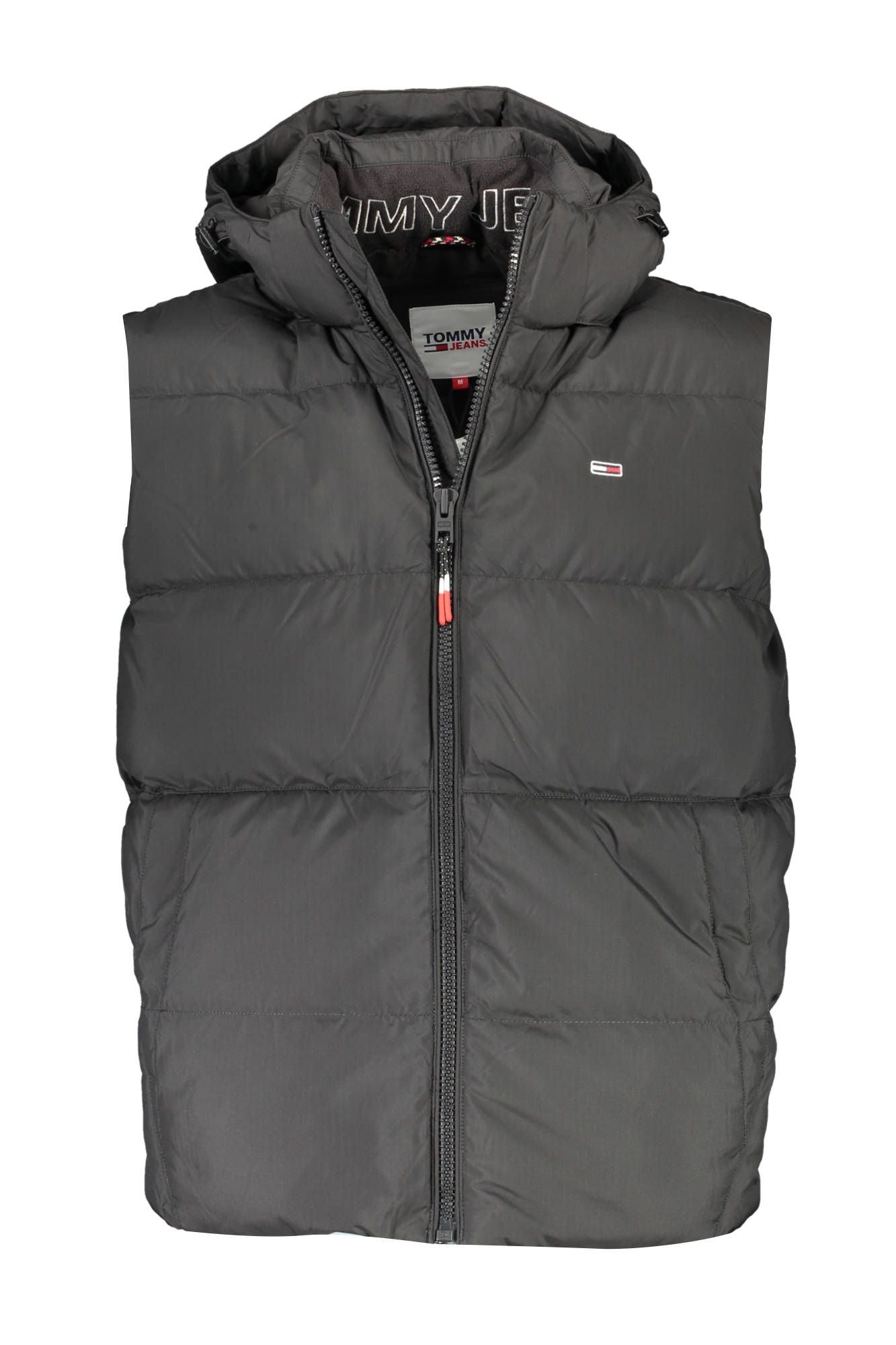 Sleek Sleeveless Down Vest with Detachable Hood