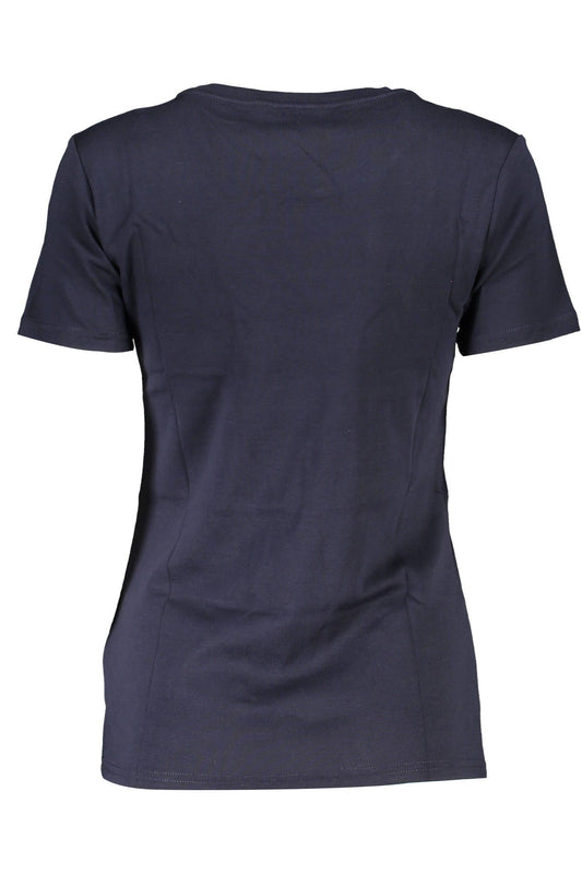 Chic Embroidered Logo Tee