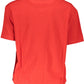 Eco-Conscious Red Tee with Iconic Logo