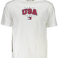 Elegant White Logo Tee with Premium Cotton