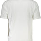 Elegant White Logo Tee with Premium Cotton
