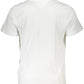 Chic White Printed Logo Tee