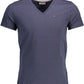 V-Neck Embroidered Organic Tee