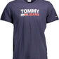 Organic Cotton Logo Tee in Blue